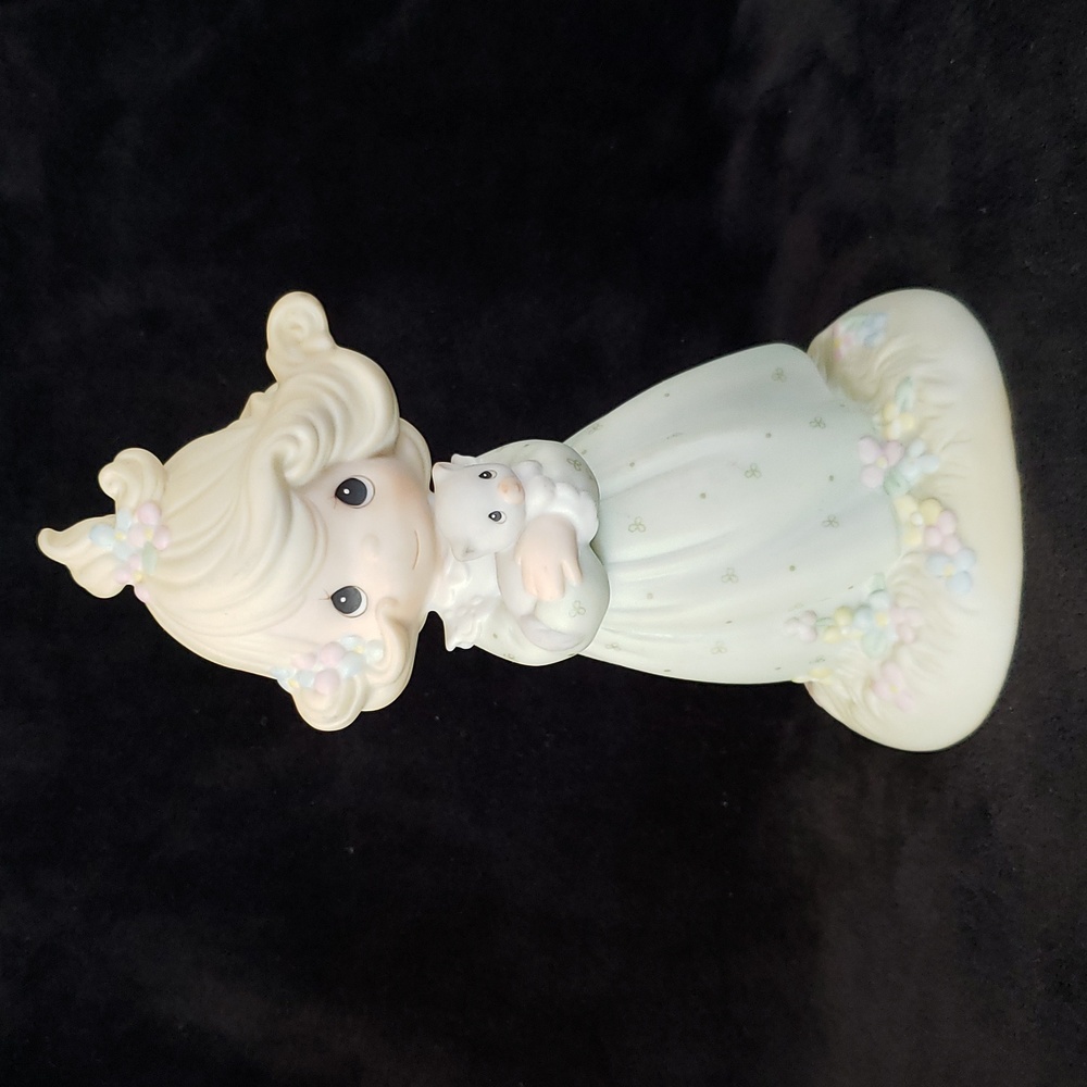 Vtg 1992 Precious Moments Porcelain Figurine "You Are Such A Purr-fect Friend"